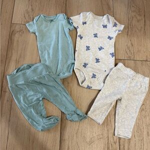 Carter's Blue and Gray Baby Outfit Set